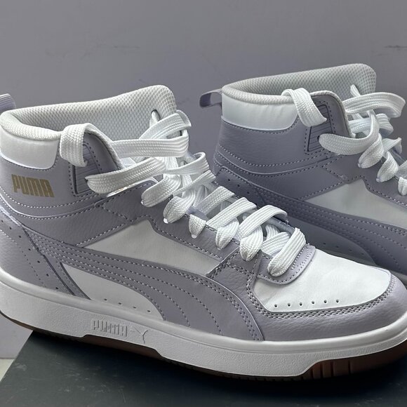 Puma Lavender Hightops - Picture 1 of 4